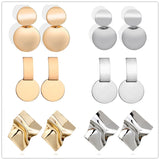 Fashion Statement Earrings 2019 Big Geometric Round Earrings For Women Hanging Dangle Earrings Drop Earing Modern Female Jewelry