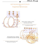 Women's Earrings Set Tassel Pearl Earrings For Women Bohemian Fashion Jewelry 2020 Geometric kolczyki Hoop Earings