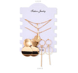 Women's Earrings Set Tassel Pearl Earrings For Women Bohemian Fashion Jewelry 2020 Geometric kolczyki Hoop Earings