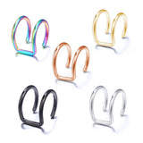 Yobest 5Pcs/Set 2019 fashion Ear Cuffs Gold Leaf Ear Cuff Clip Earrings for women Climbers No Piercing Fake Cartilage Earring