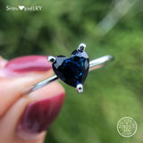 Shipei Created Moissanite Heart Ring for Women Fine Jewelry 100% 925 Sterling Silver Love Heart Ring Anniversary Valentines Gift